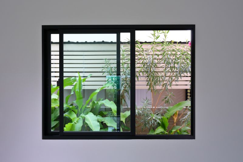 Backyard View with Sliding Windows